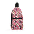 Pink Checkerboard Minnie Crossbody Sling Bag