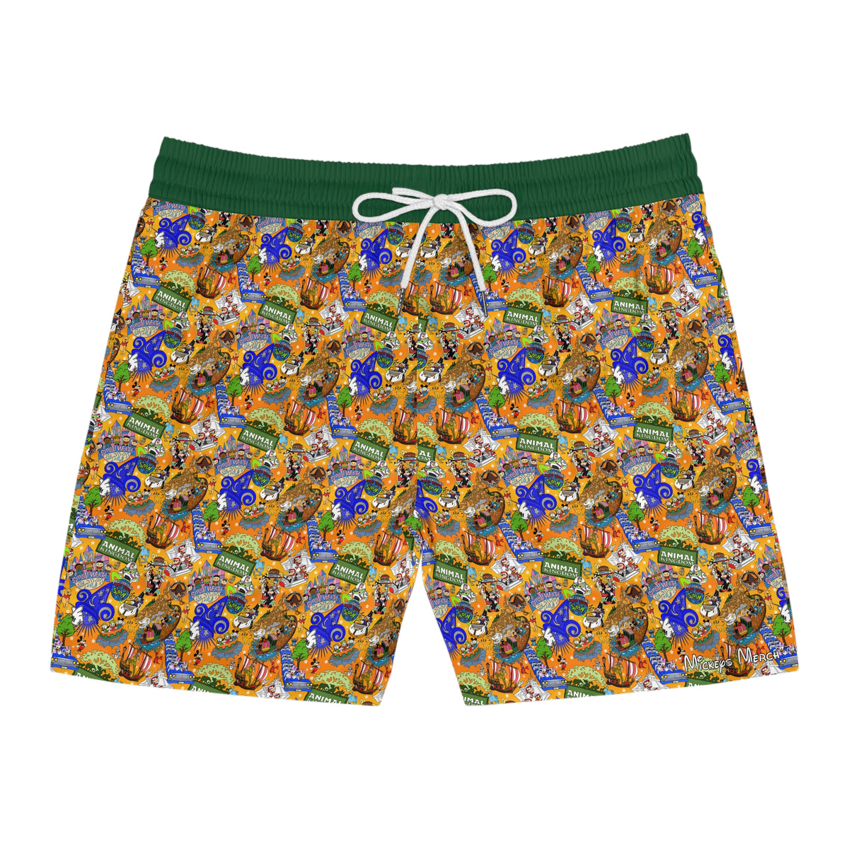 Four Parks Ride Collage Swim Trunks