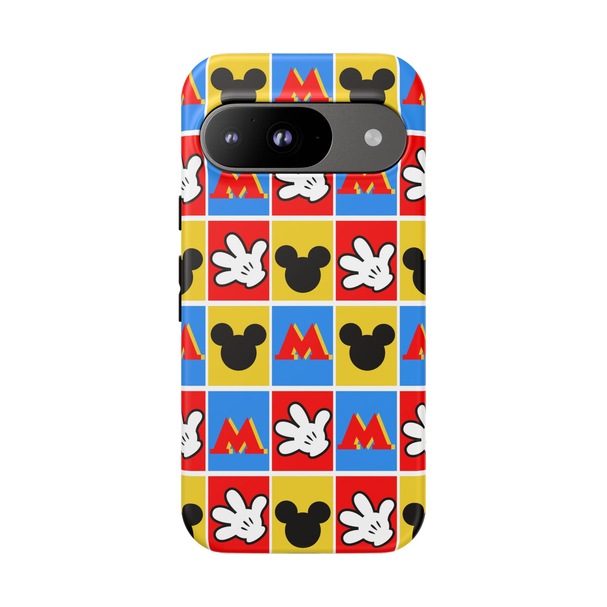 Checkerboard Mickey Hands Resort Ready Cell Phone Tech Case