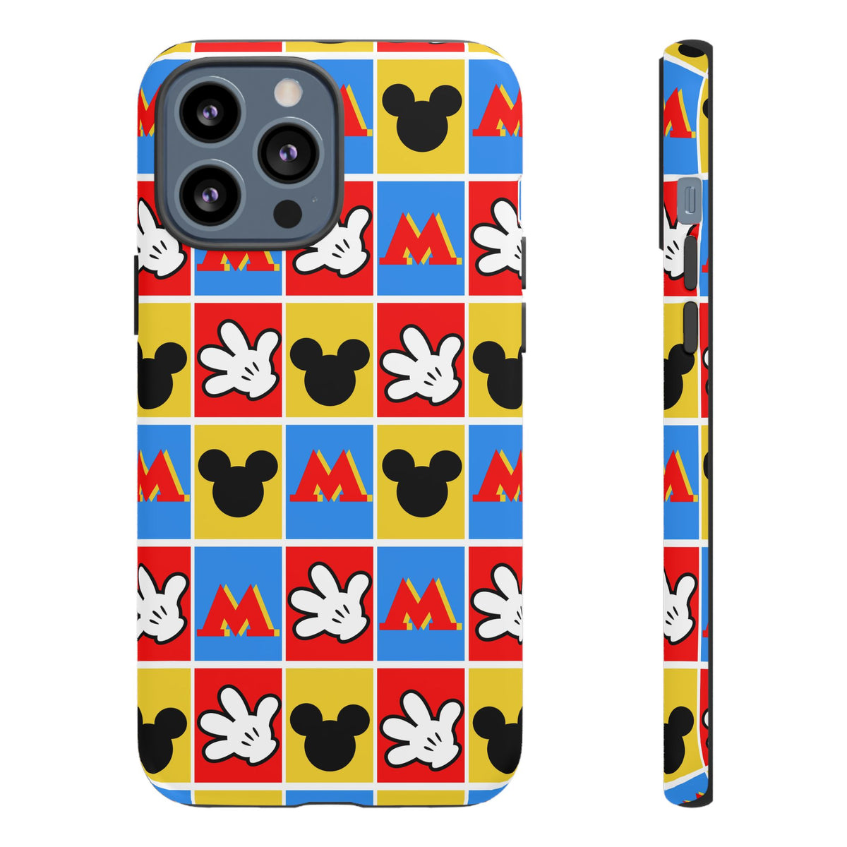 Checkerboard Mickey Hands Resort Ready Cell Phone Tech Case