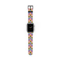Checkerboard Mickey Hands Whimsical Watch Band - Apple