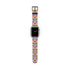 Checkerboard Mickey Hands Whimsical Watch Band - Apple