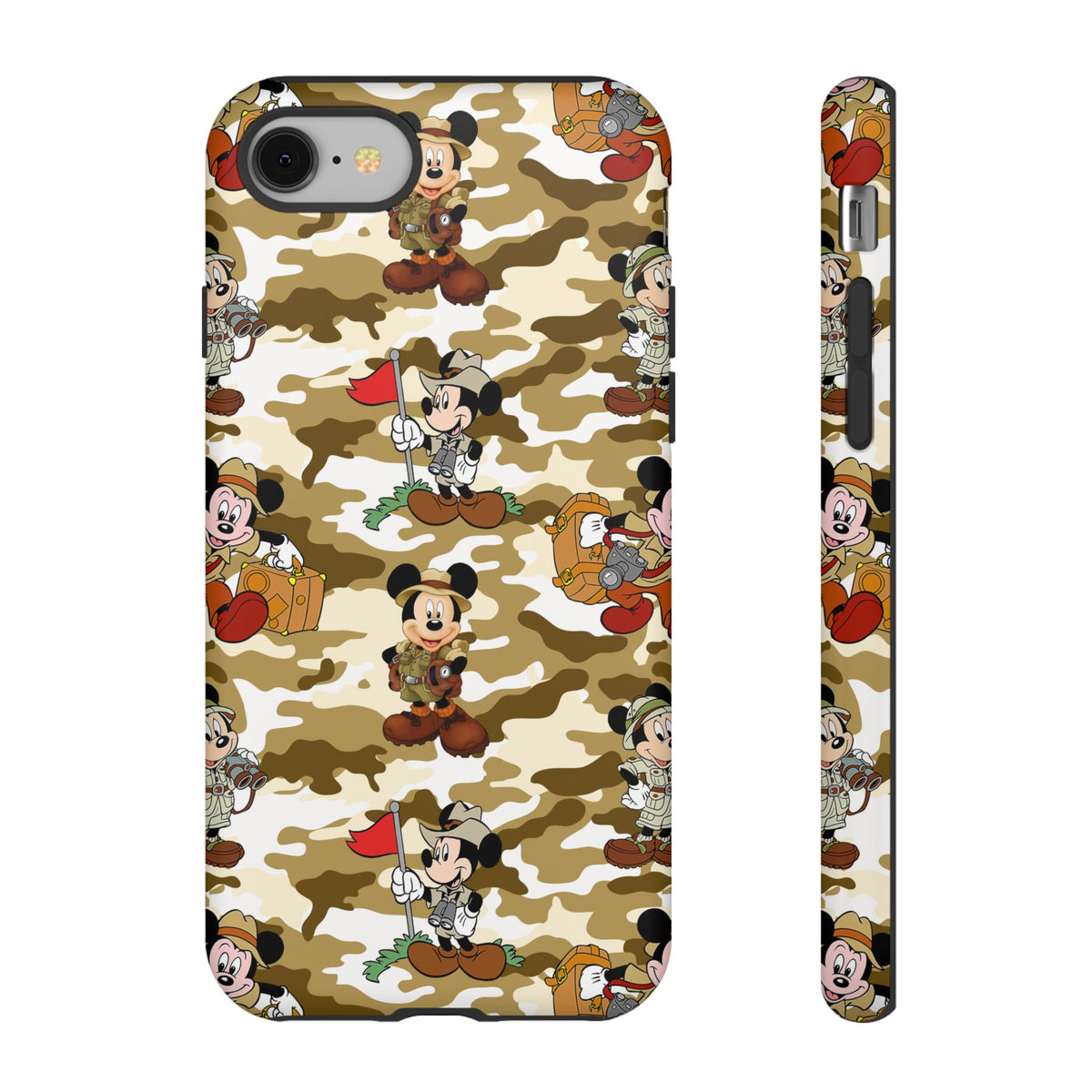 Jungle Camo Mickey Resort Ready Cell Phone Tech Case