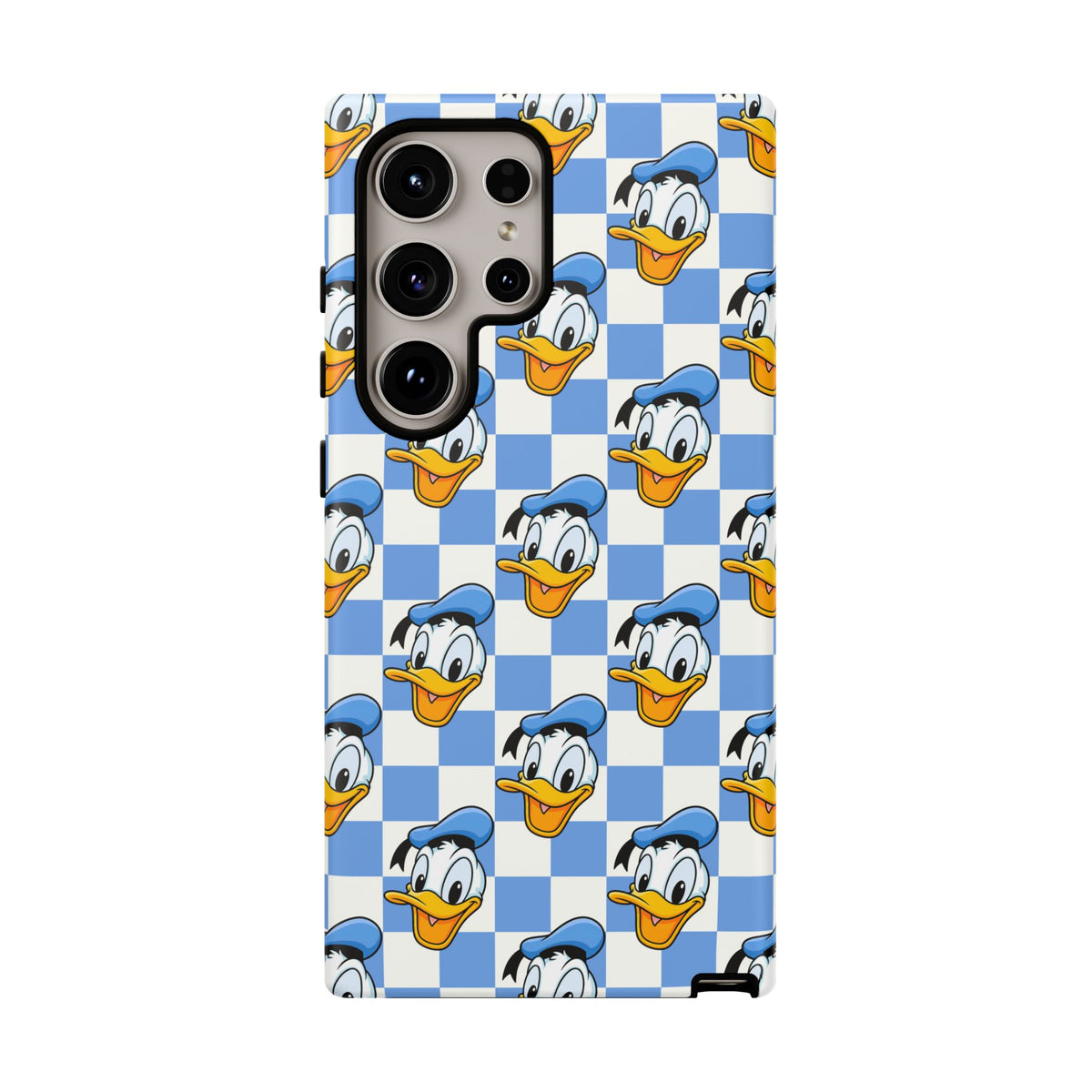 Blue Checkerboard Donald Resort Ready Cell Phone Tech Case