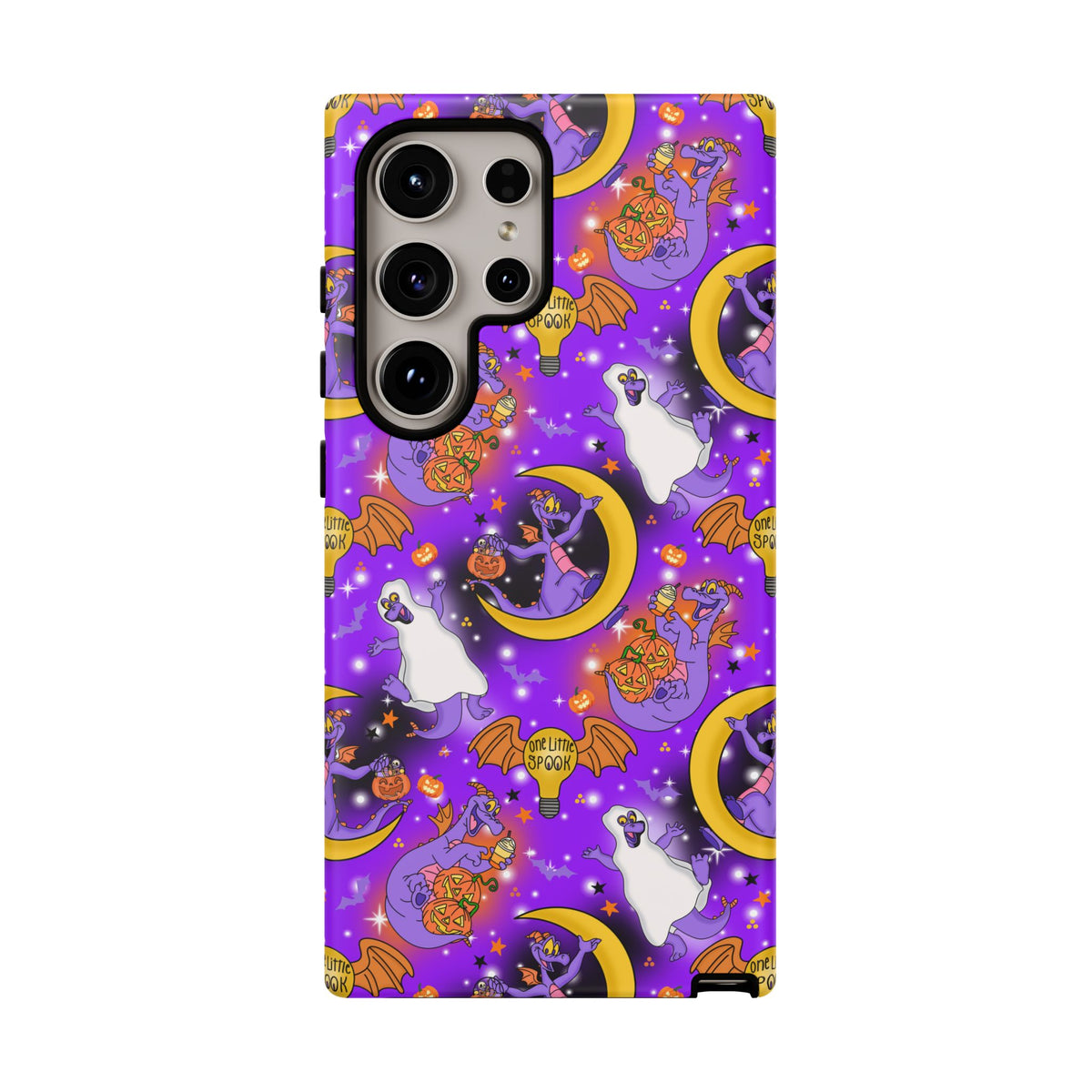 Figment on the Moon Purple Resort Ready Cell Phone Tech Case