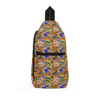 Four Parks Ride Collage Crossbody Sling Bag