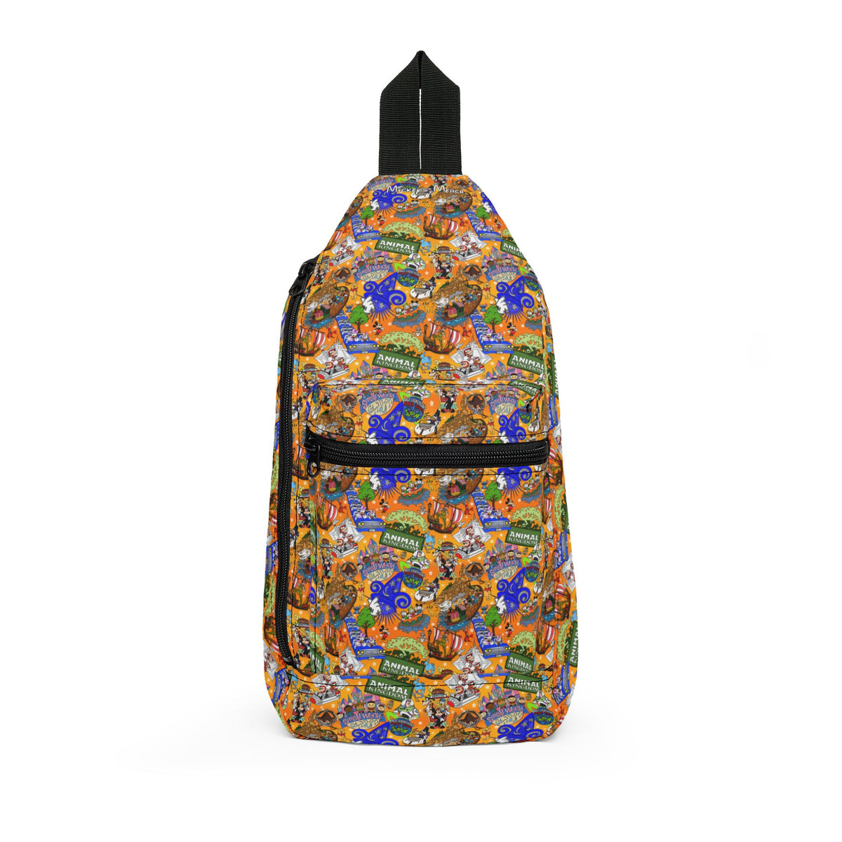 Four Parks Ride Collage Crossbody Sling Bag