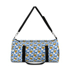 Blue Checkerboard Donald Travel Duffel Bag