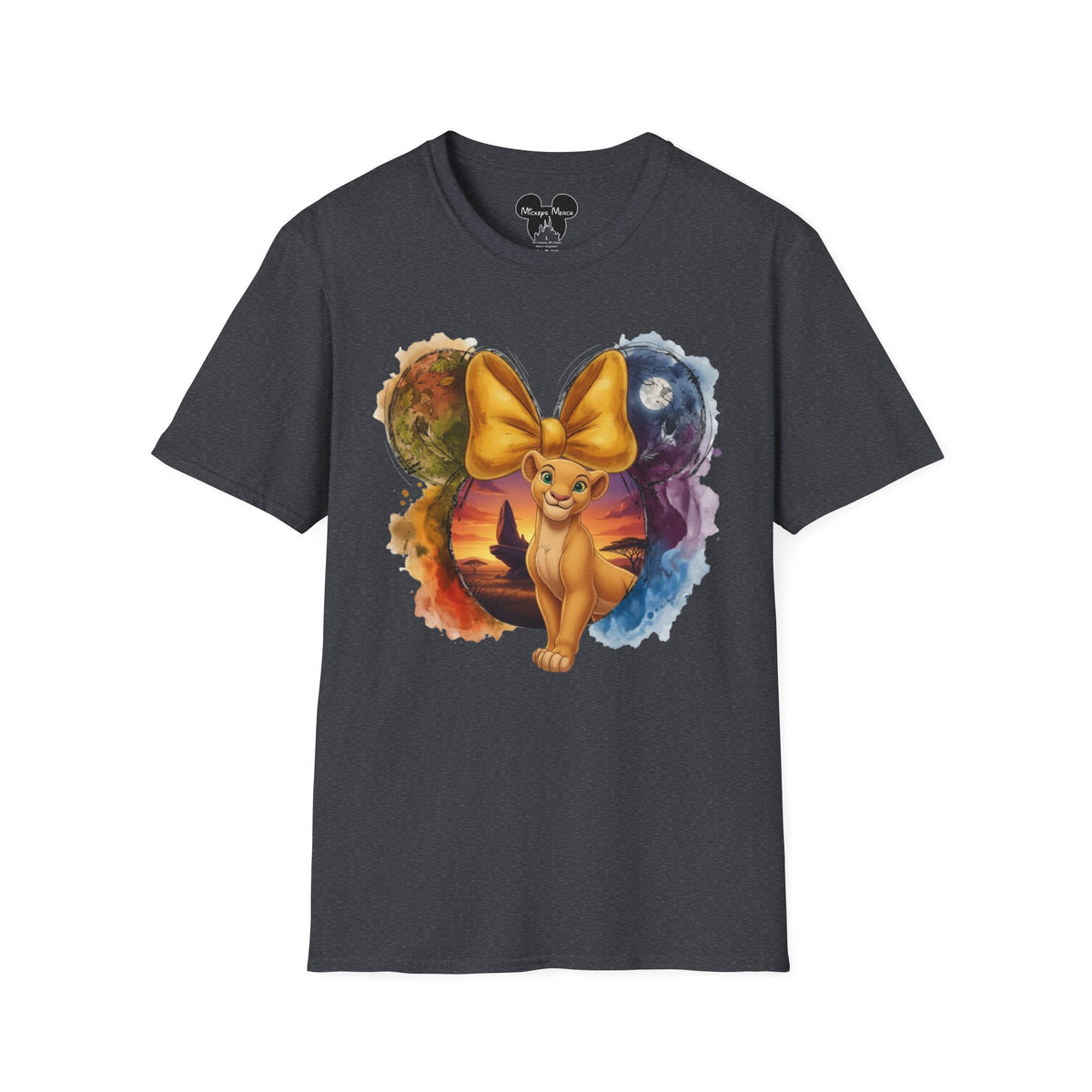 Lion King - Nala's Gold Sunset Vignette Unisex Graphic Tee
