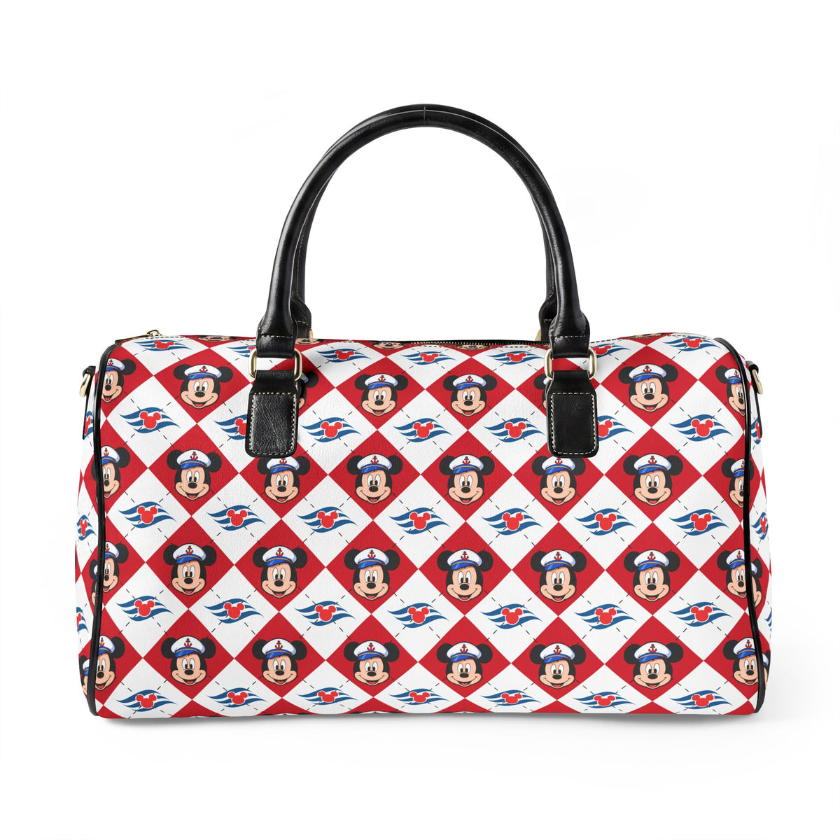 DCL Mickey PU Leather Travel Bag