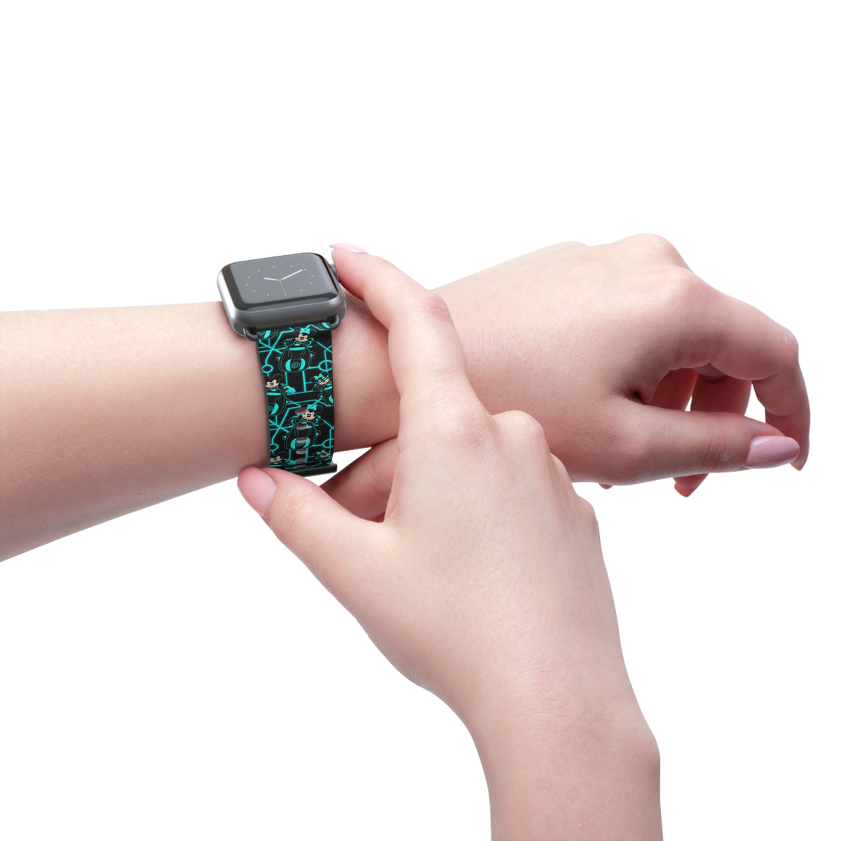 Tron Mickey Whimsical Watch Band - Apple