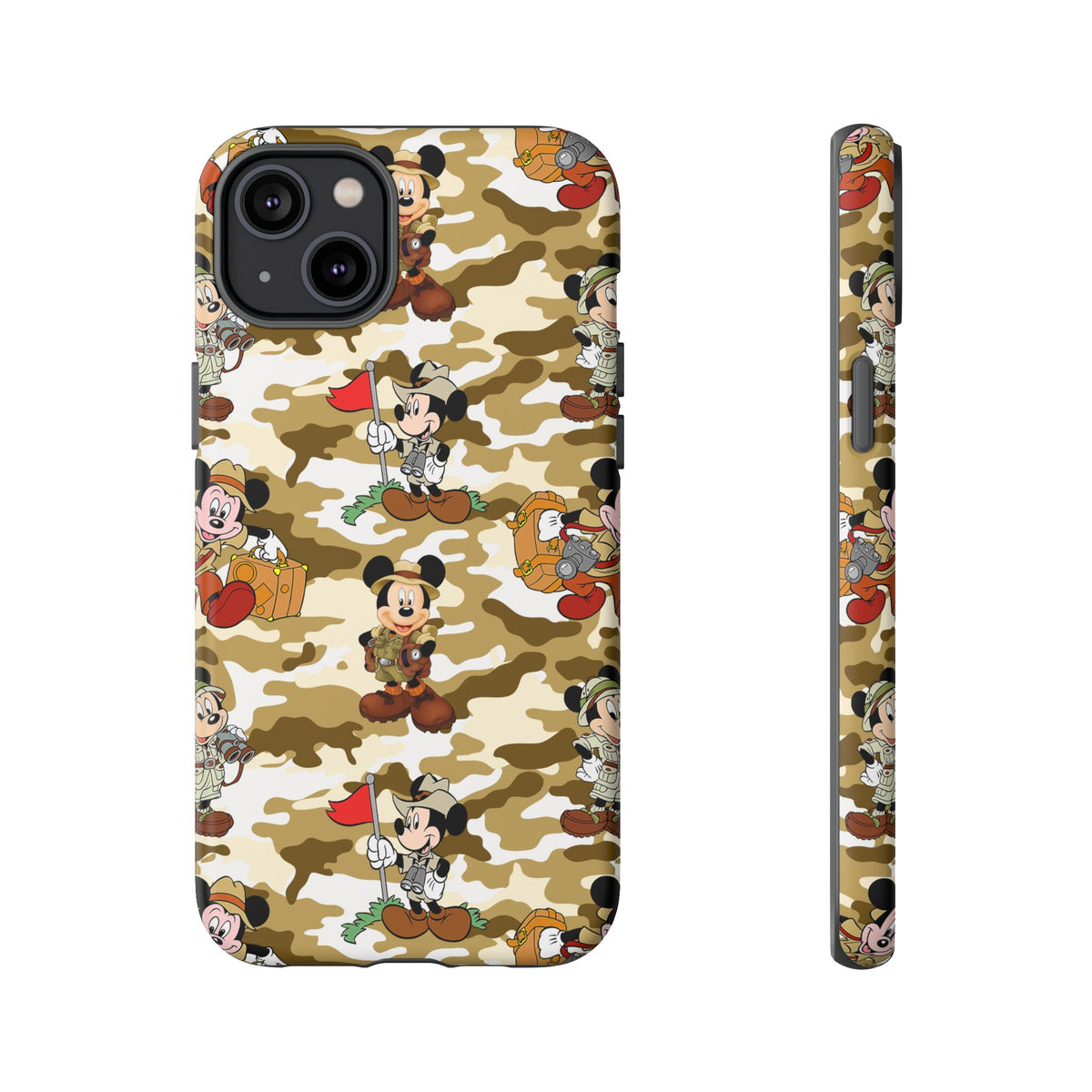 Jungle Camo Mickey Resort Ready Cell Phone Tech Case