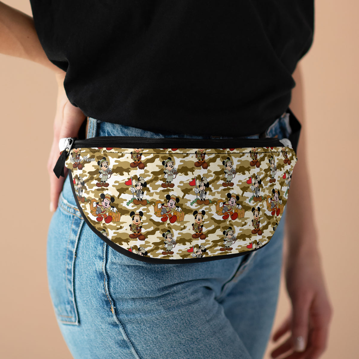 Jungle Camo Mickey Beach Club Fanny Pack
