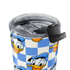 Blue Checkerboard Donald 20oz Tumbler