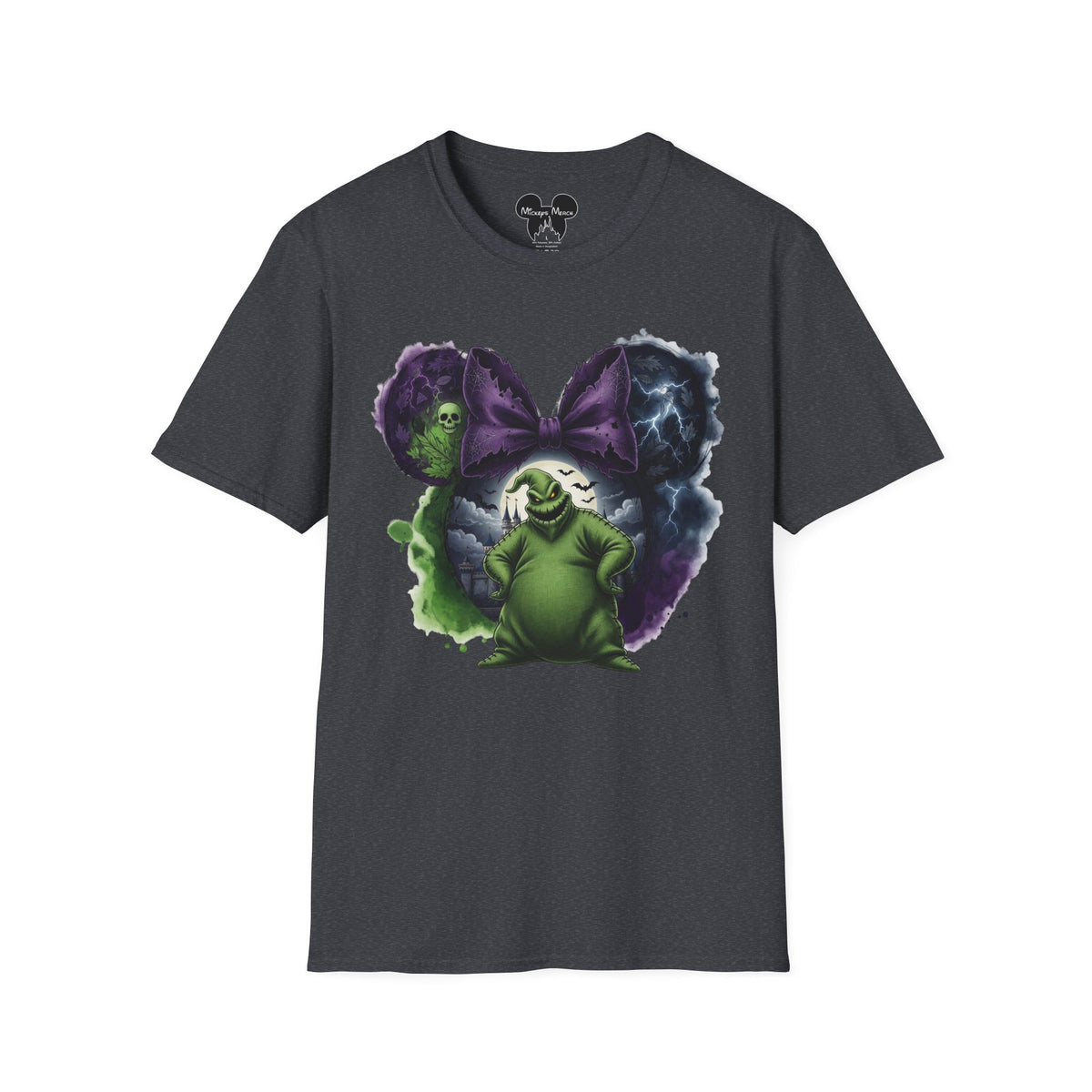 TNBC - Oogie Boogie's Spooky Cobweb Vignette Unisex Graphic Tee