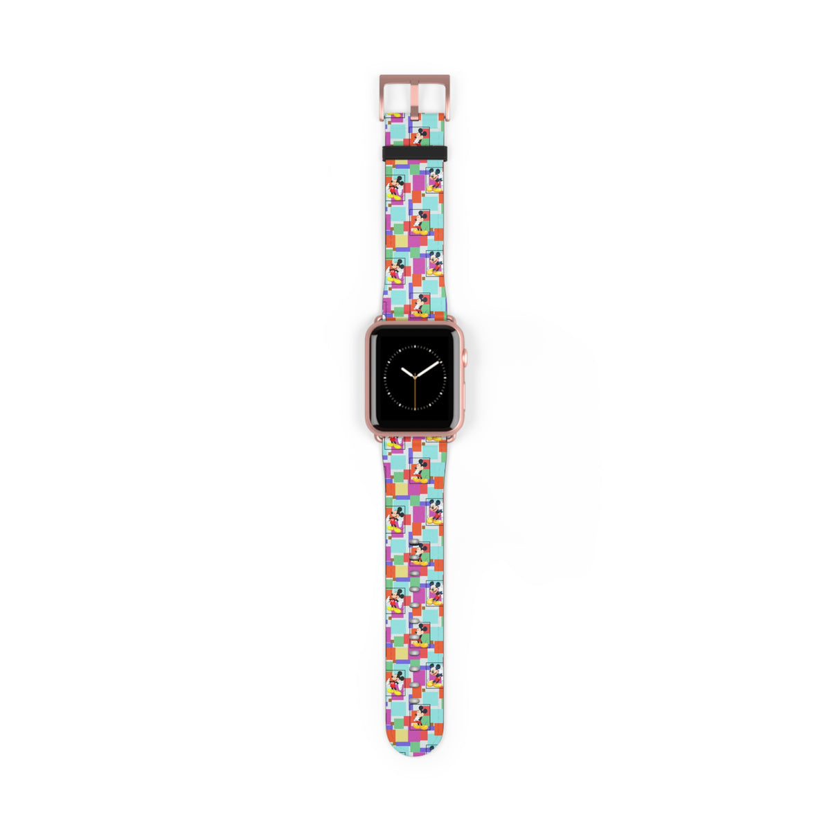 Colorblock Mickey Whimsical Watch Band - Apple