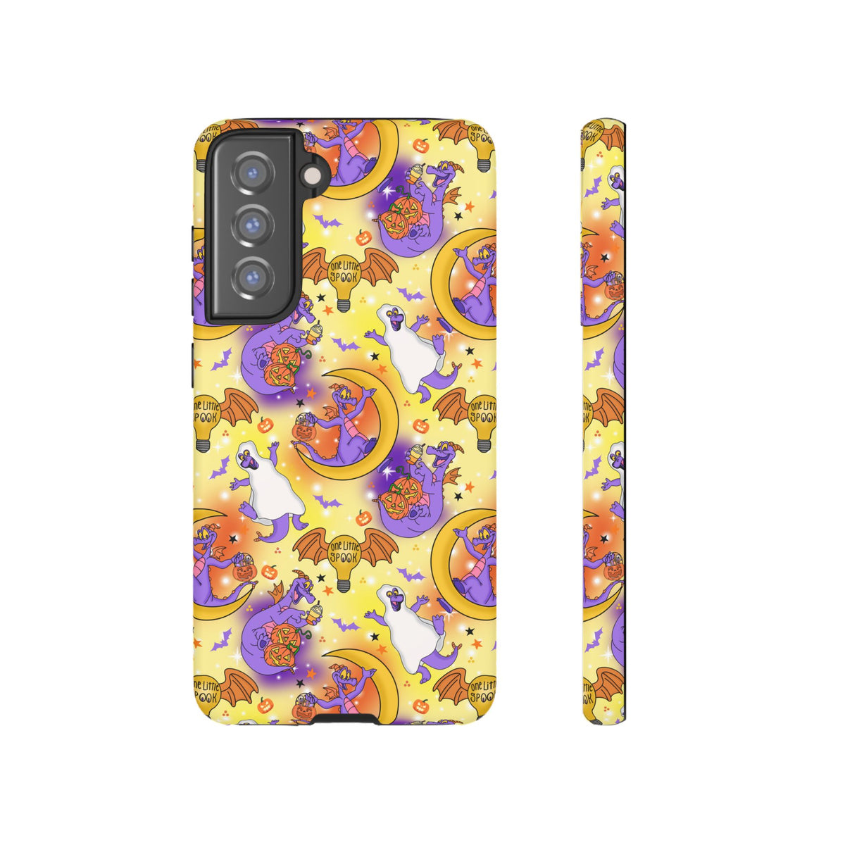 Figment on the Moon Yellow Resort Ready Cell Phone Tech Case