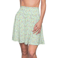 Character Autographs on Green Skater Skirt