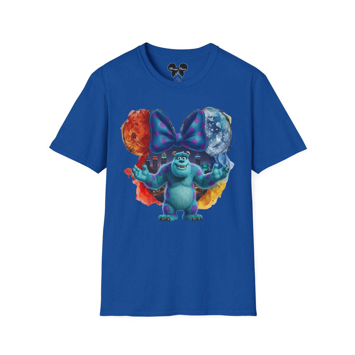 Monsters Inc - Sulley's Monstropolis Vignette Unisex Graphic Tee