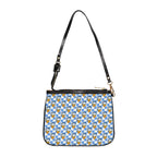 Blue Checkerboard Donald Small Shoulder Bag
