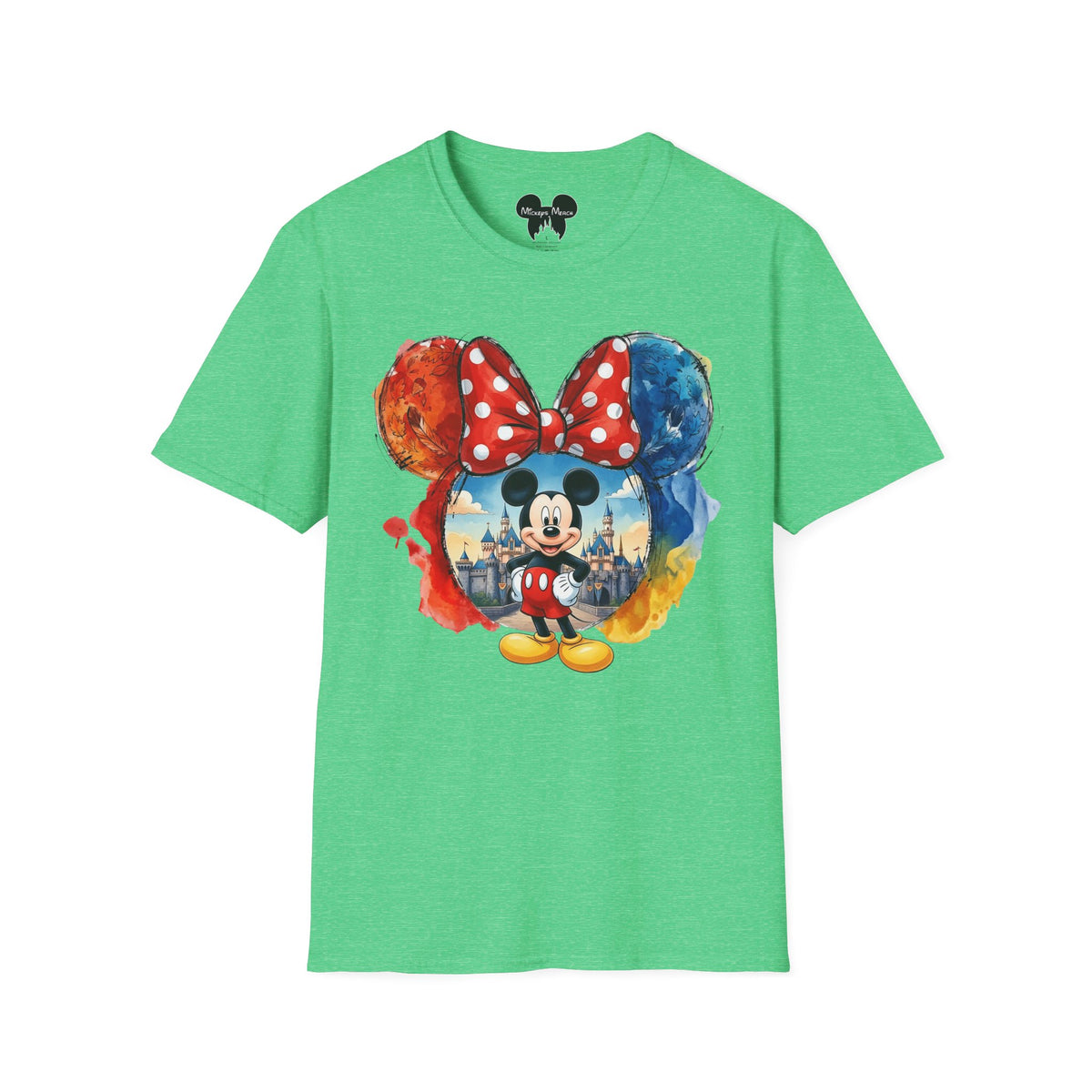 Sensational Six - Mickey's Kingdom of Dreams Watercolor Vignette Unisex Graphic Tee