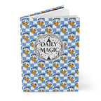 Blue Checkerboard Donald Daily Magic Matte Hardcover Journal