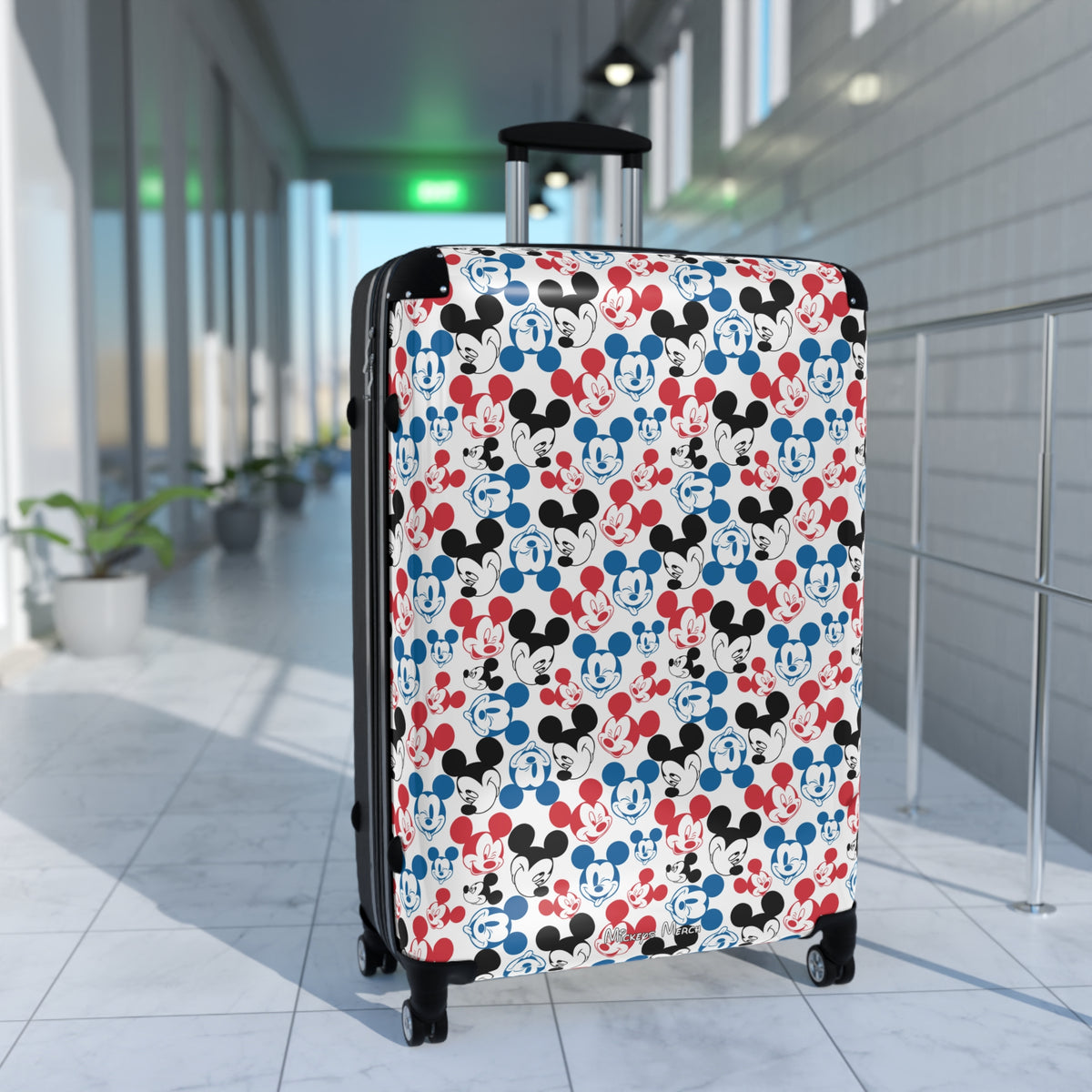 Emoji Mickey Polycarbonate Suitcase