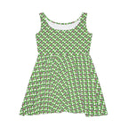 Green Checkerboard Goofy Sundress