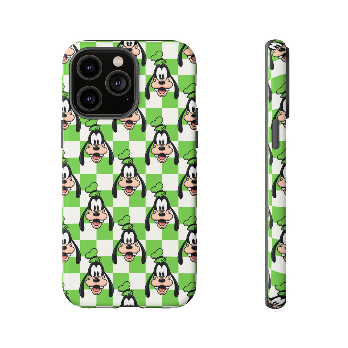 Green Checkerboard Goofy Resort Ready Cell Phone Tech Case