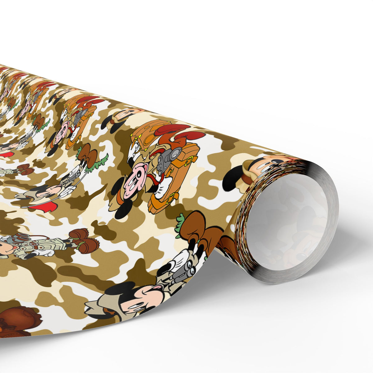 Jungle Camo Mickey Wrapping Paper Roll