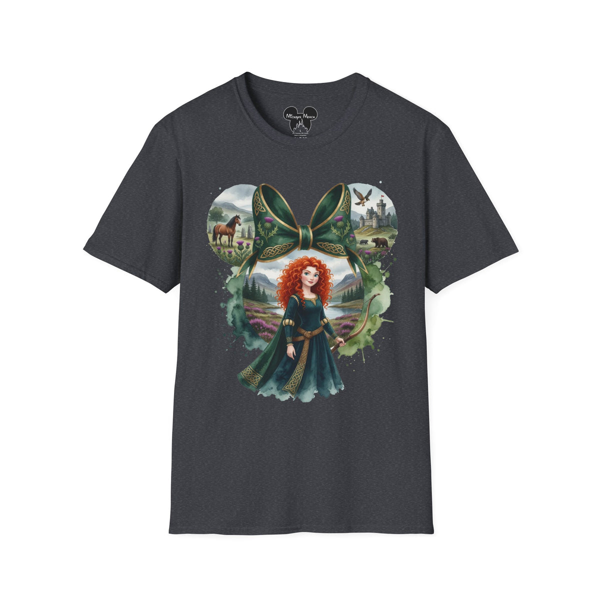 Disney Princess - Merida's Celtic Archer Vignette Unisex Graphic Tee