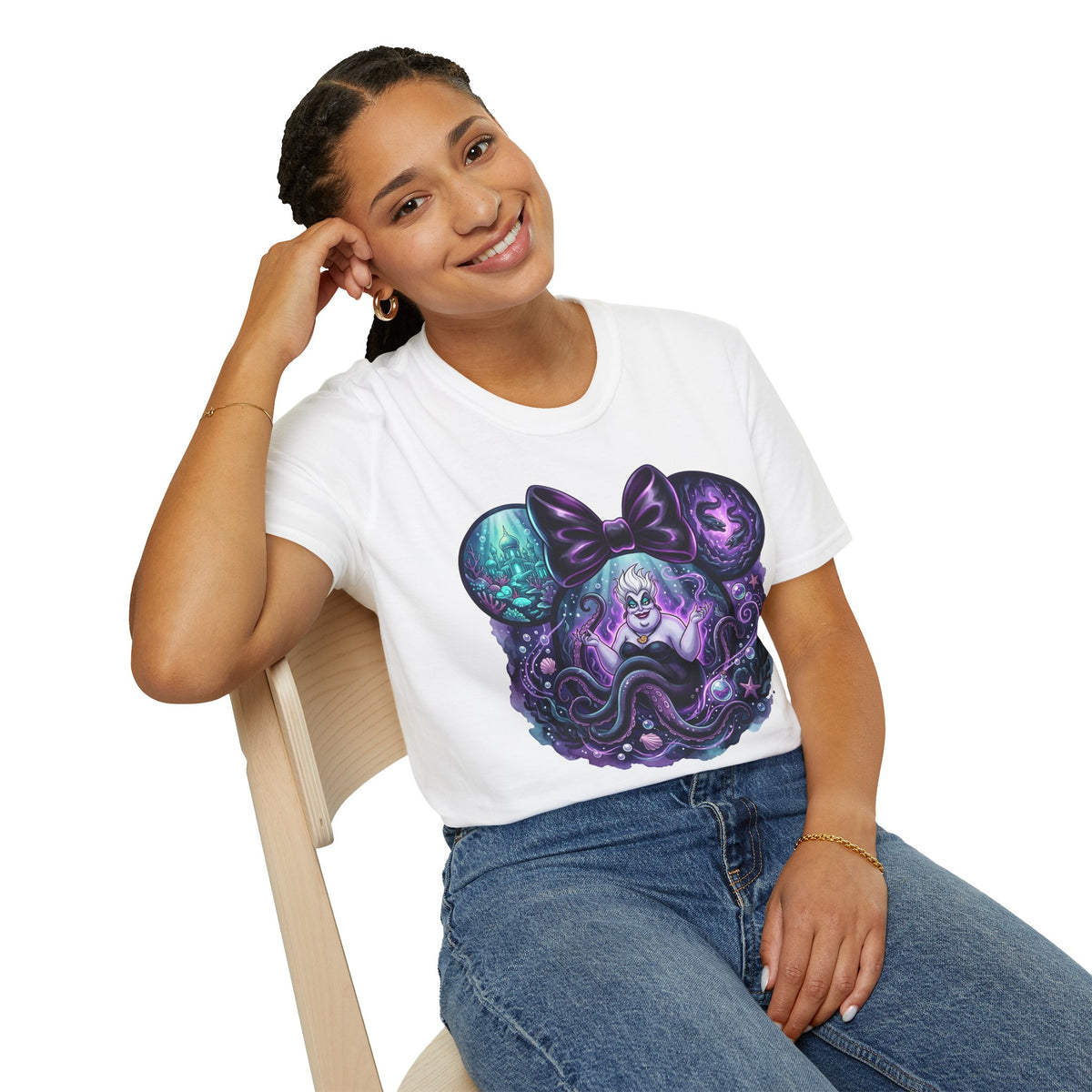 Disney Villains - Ursula's Sea Witch Vignette Unisex Graphic Tee