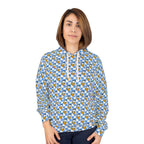 Blue Checkerboard Donald Hooded Sweatshirt