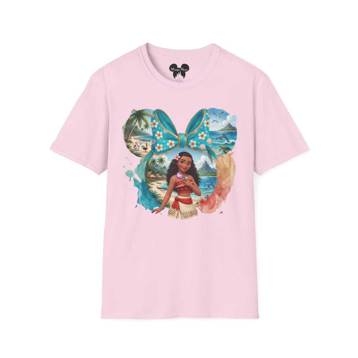 Disney Princess - Moana's Ocean Wayfinder Vignette Unisex Graphic Tee