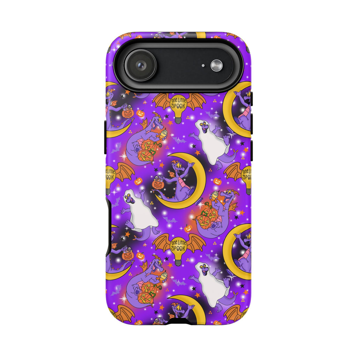 Figment on the Moon Purple Resort Ready Cell Phone Tech Case