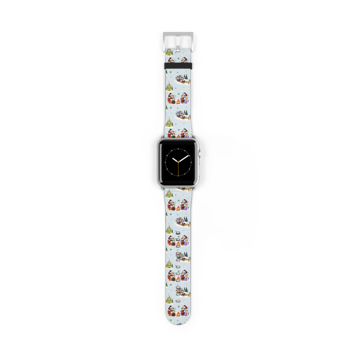 Christmas Castle Sleigh Ride Whimsical Watch Band - Apple