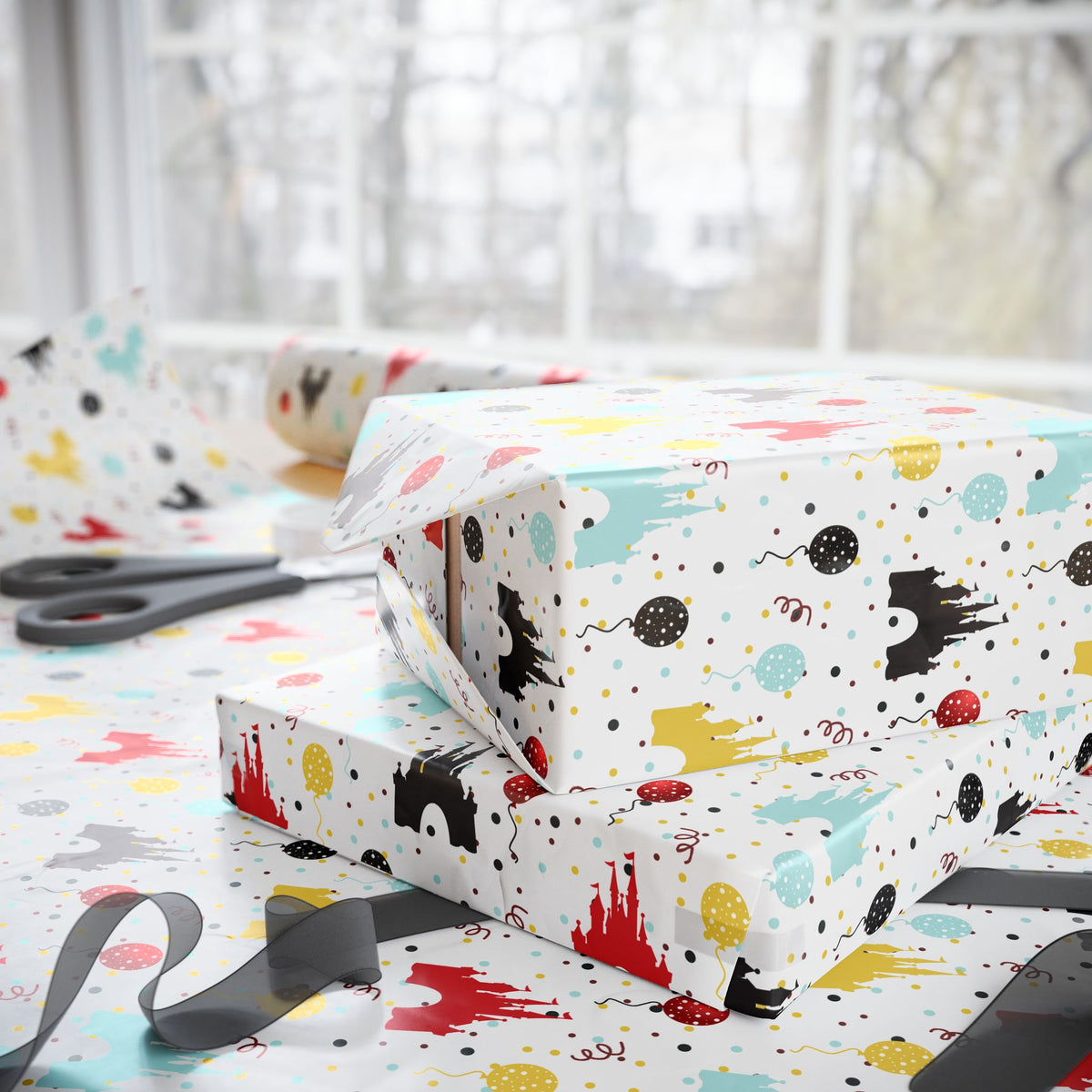 Castle Celebration Wrapping Paper Roll