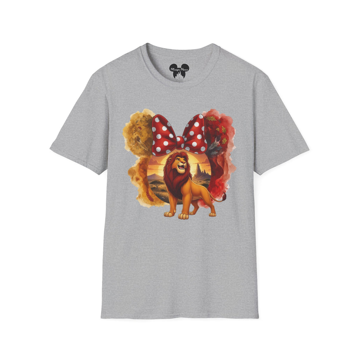 Lion King - King Simba's Pride Vignette Unisex Graphic Tee