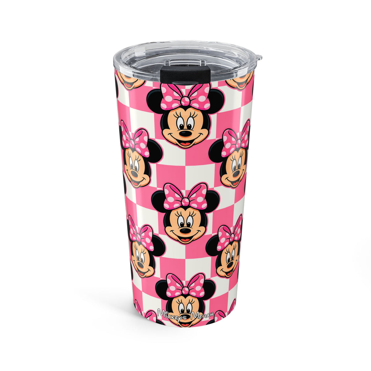 Pink Checkerboard Minnie 20oz Tumbler
