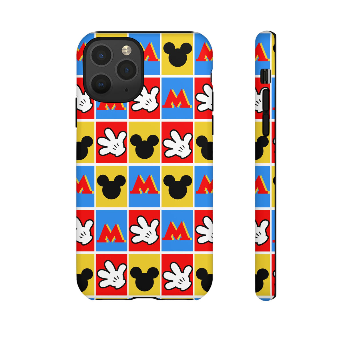 Checkerboard Mickey Hands Resort Ready Cell Phone Tech Case