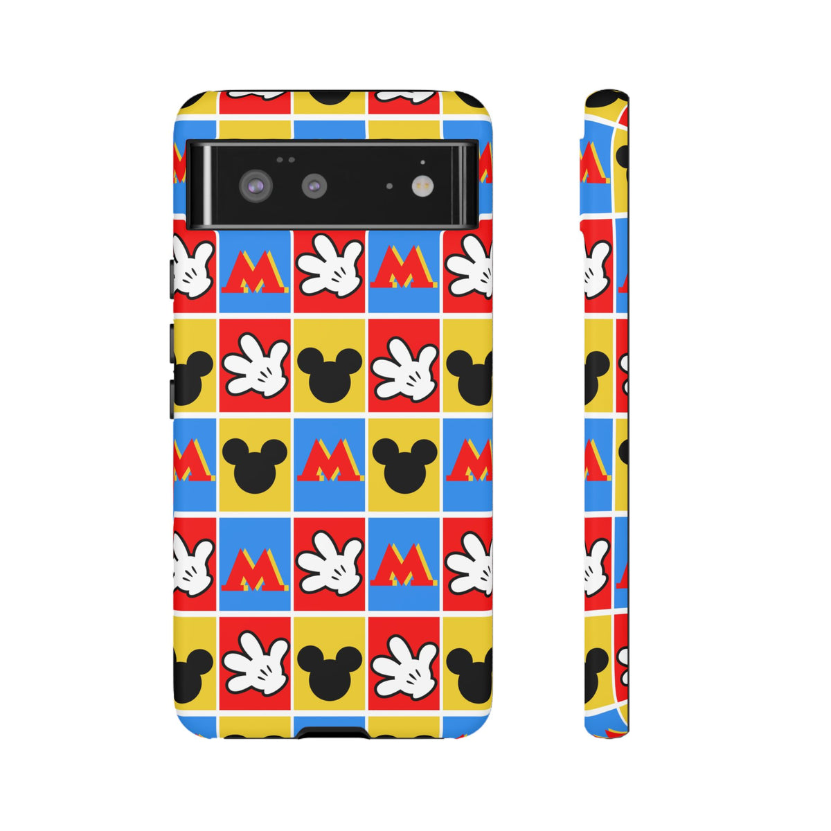 Checkerboard Mickey Hands Resort Ready Cell Phone Tech Case