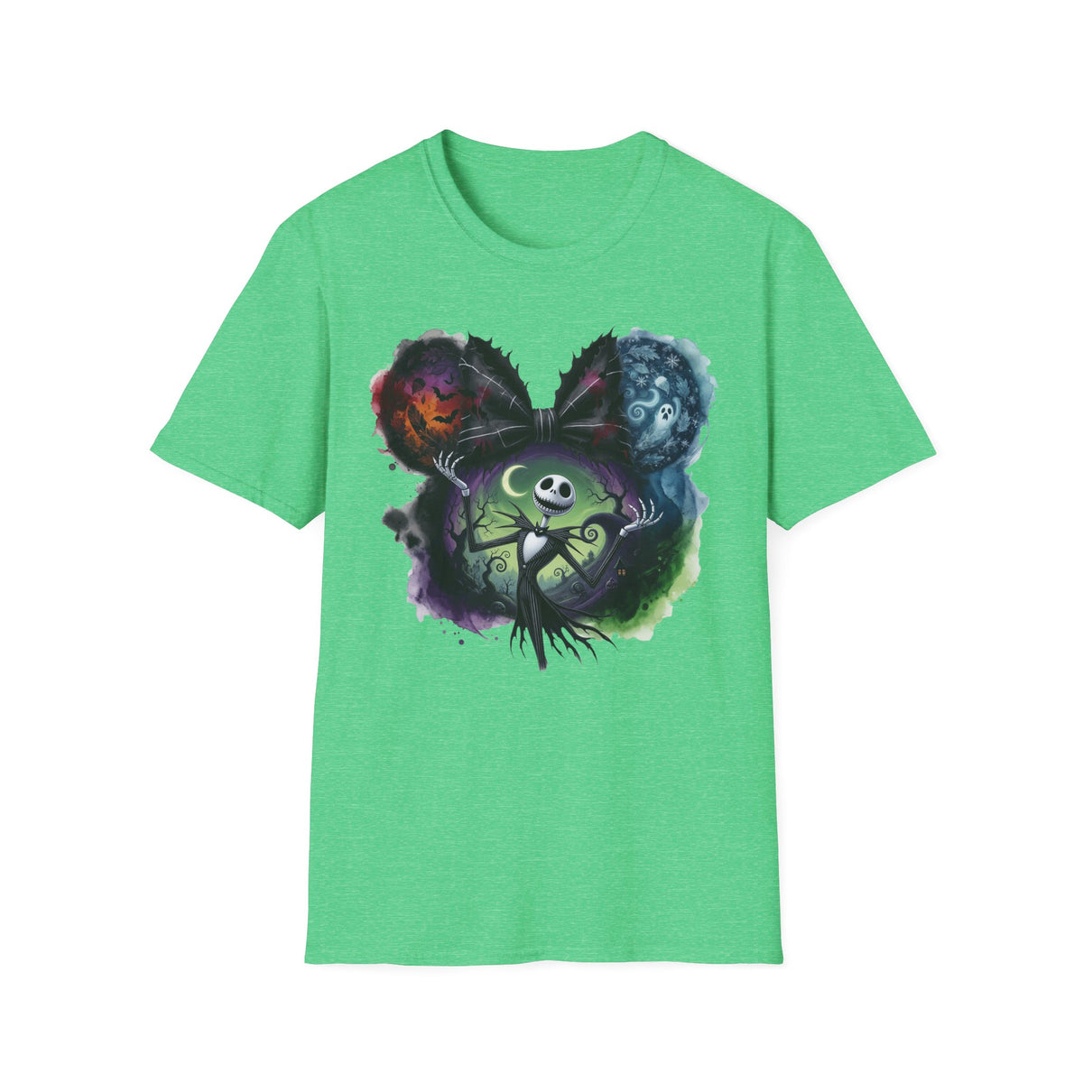 TNBC - Jack Skellington's Pumpkin King Vignette Unisex Graphic Tee