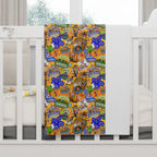 Four Parks Ride Collage Happily Ever After Baby Blanket