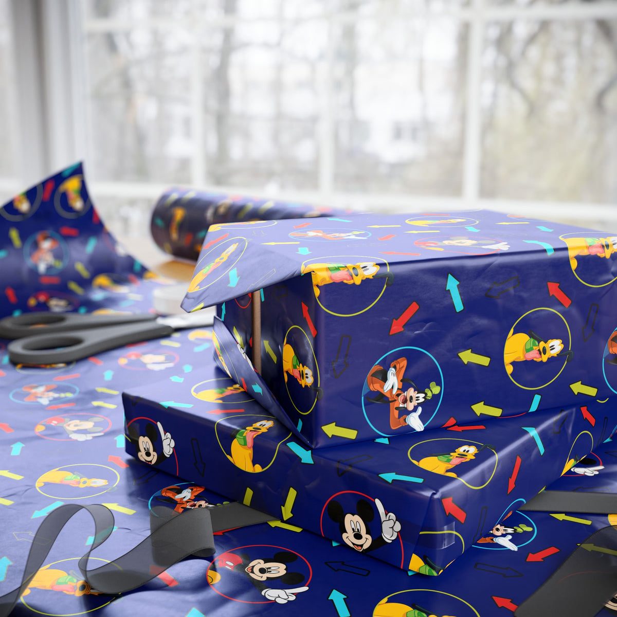 Character Arrows Wrapping Paper Roll