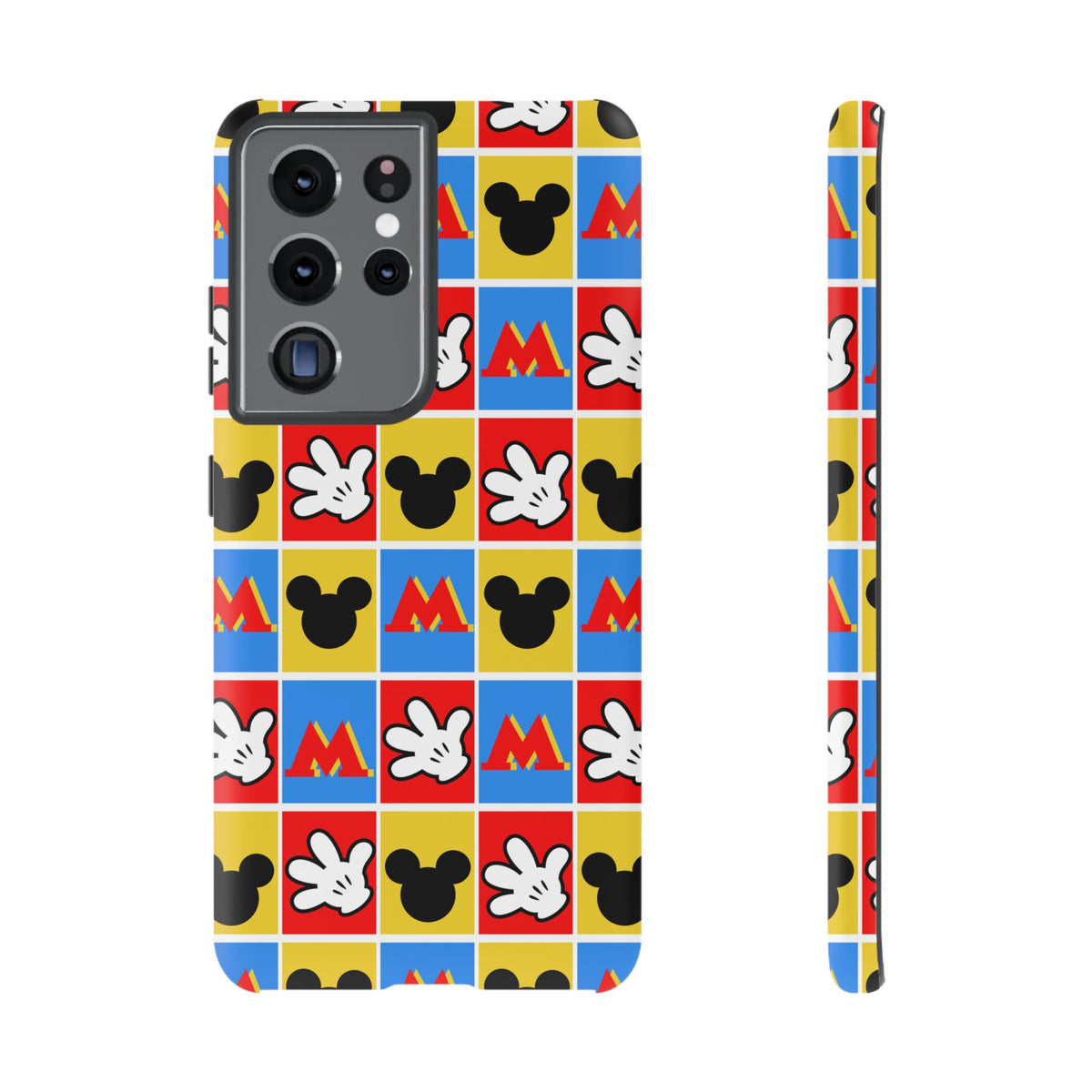 Checkerboard Mickey Hands Resort Ready Cell Phone Tech Case