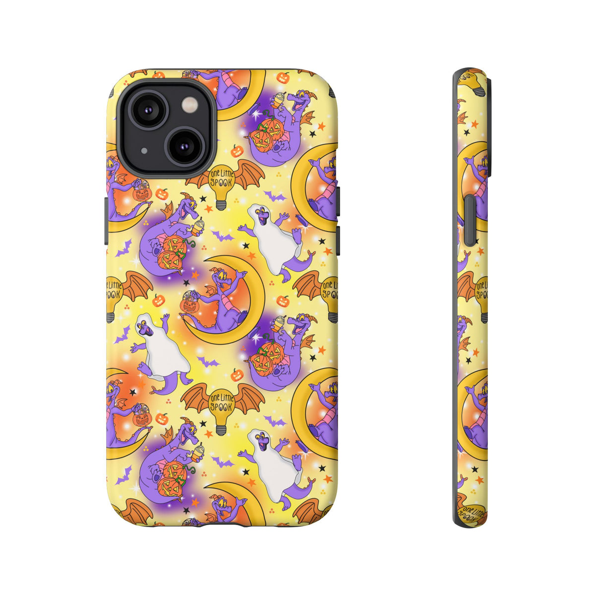 Figment on the Moon Yellow Resort Ready Cell Phone Tech Case