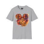 Lion King - Simba's Curious Sunset Tribal Vignette Unisex Graphic Tee