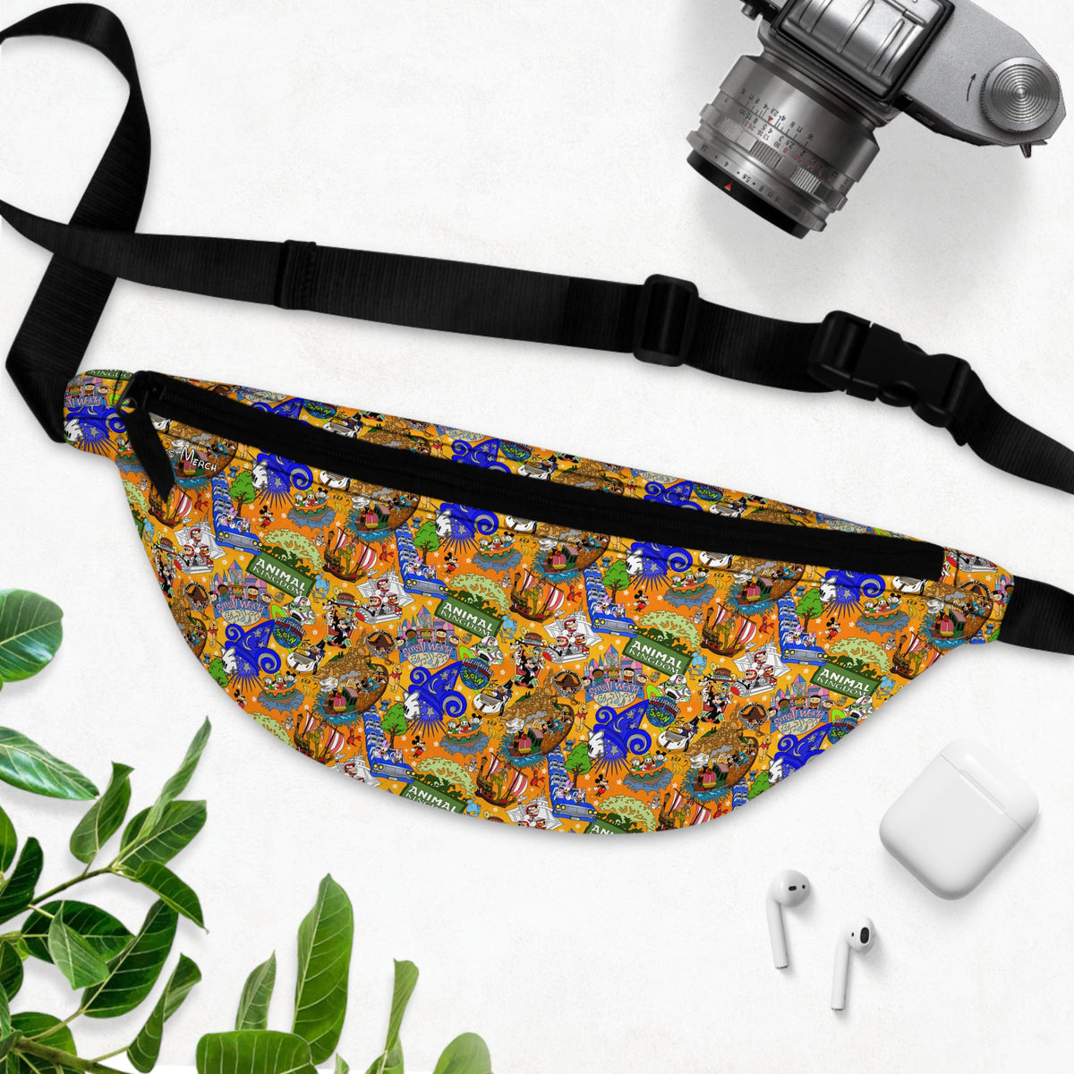 Four Parks Ride Collage Beach Club Fanny Pack