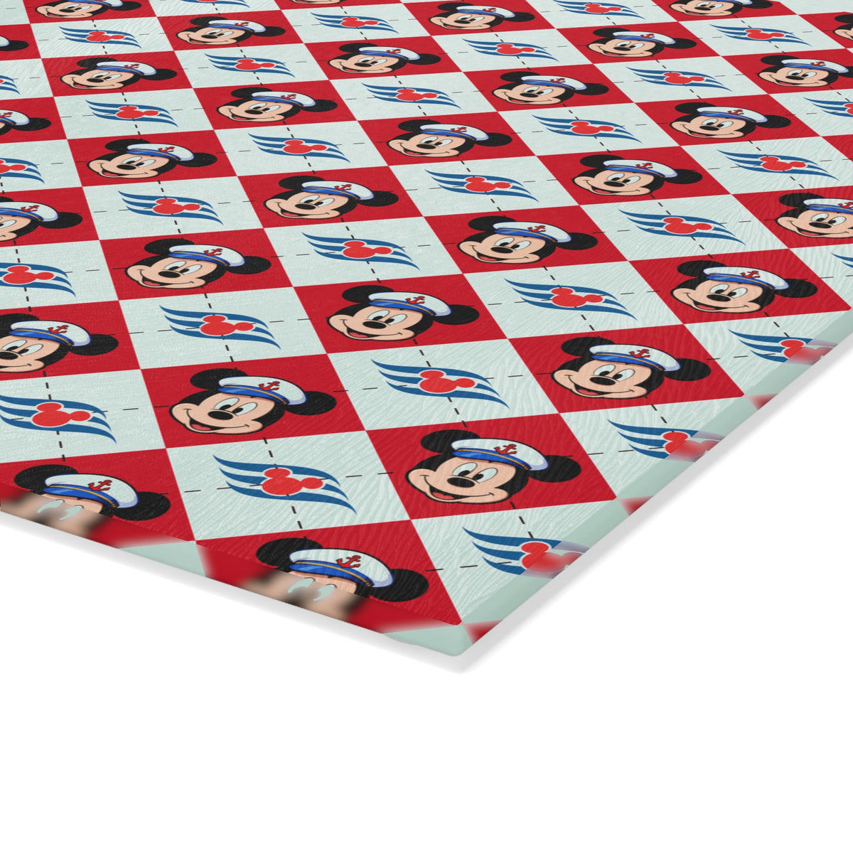 DCL Mickey Glass Cutting Board