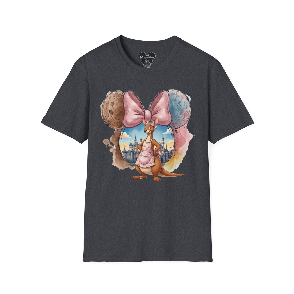 Winnie the Pooh - Kanga's Pastel Castle Vignette Unisex Graphic Tee